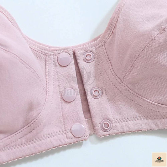 Women's Front-Open Cotton Bra Pack of 2