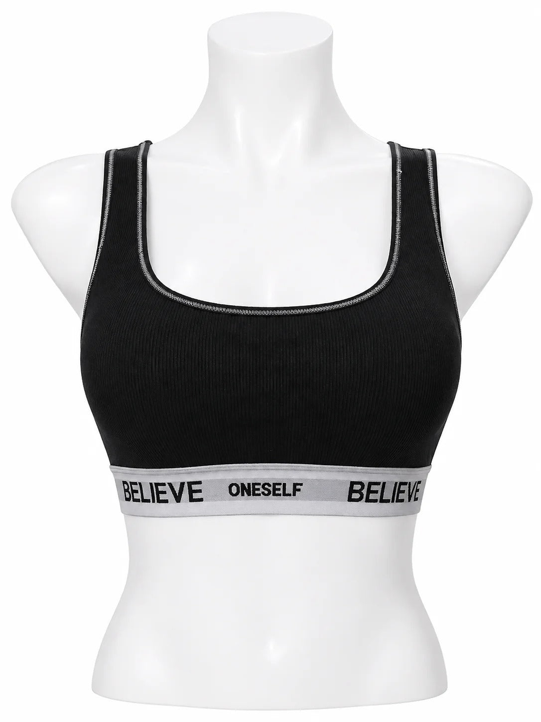 Women's Ribbed Sport Bra Pack of 2