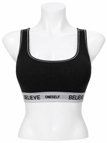 Women's Ribbed Sport Bra Pack of 2 