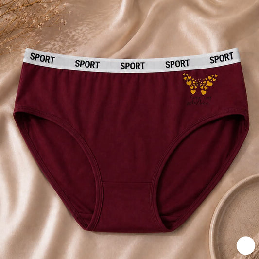Women's Sport-Elastic Cotton Panties Pack of 5