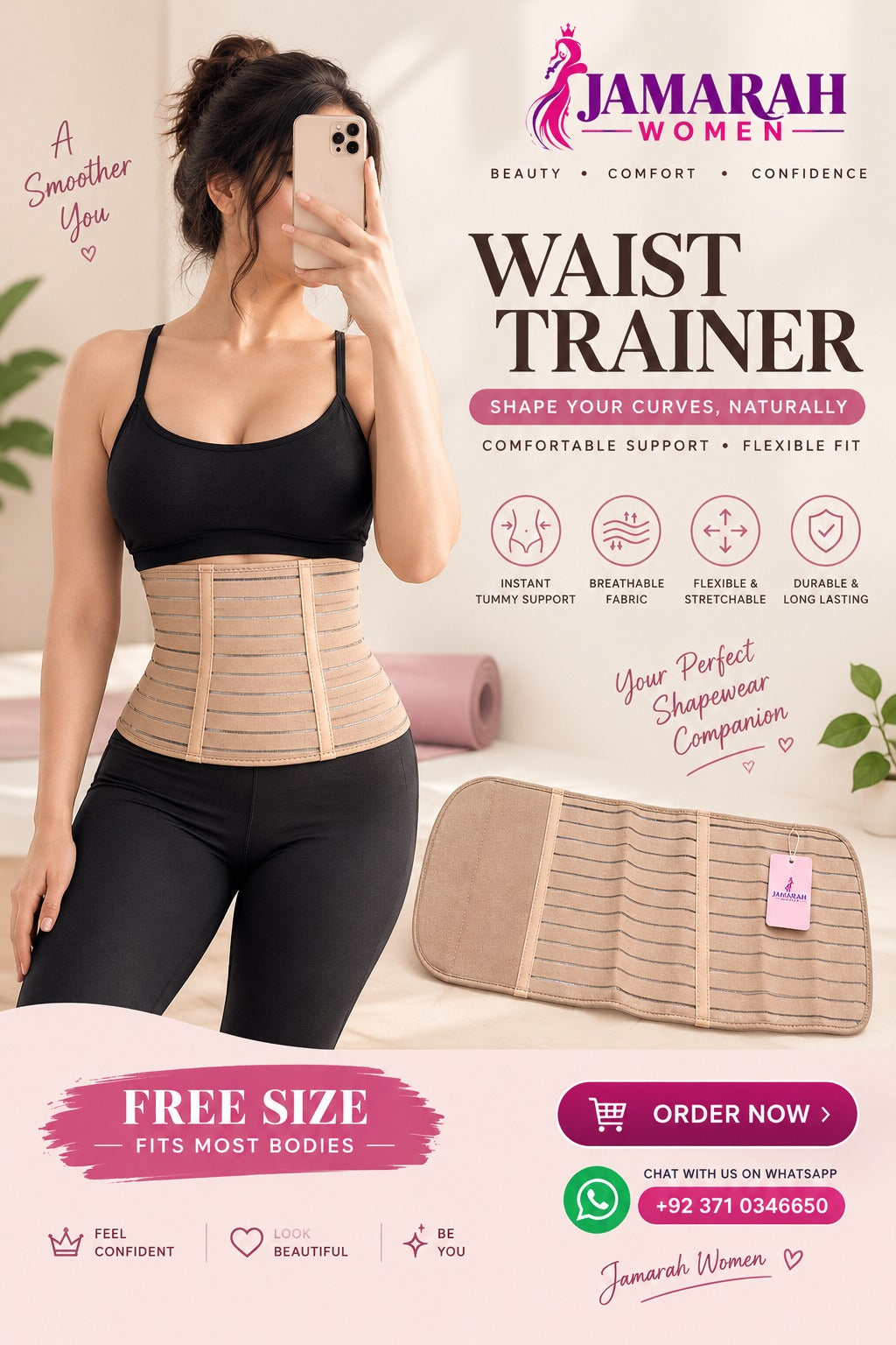 Women's Waist Trainer Belt