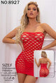 Women's Large Hole Fishnet Mini Dress