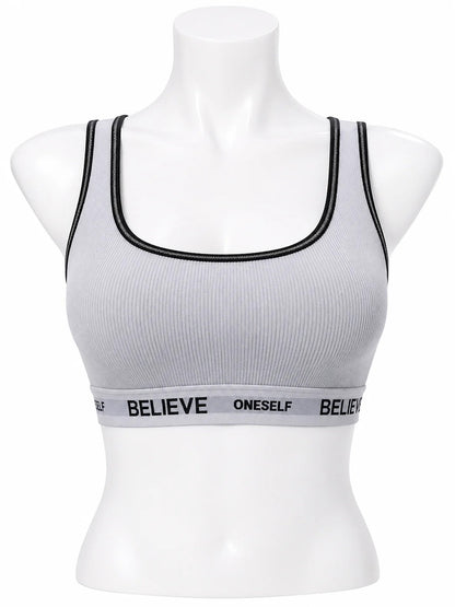 Women's Ribbed Sport Bra Pack of 2 