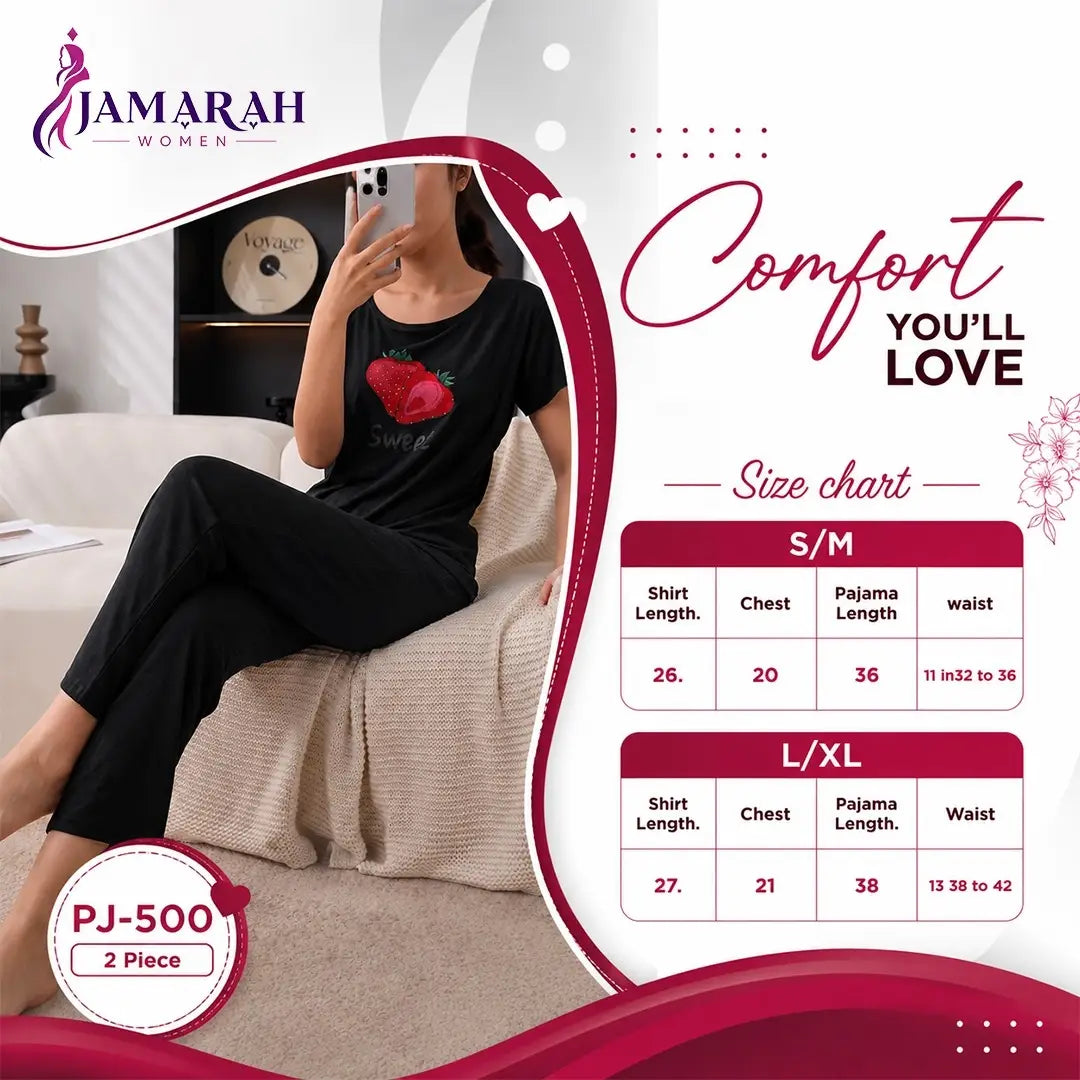 2-Piece Cotton Printed Sleepwear