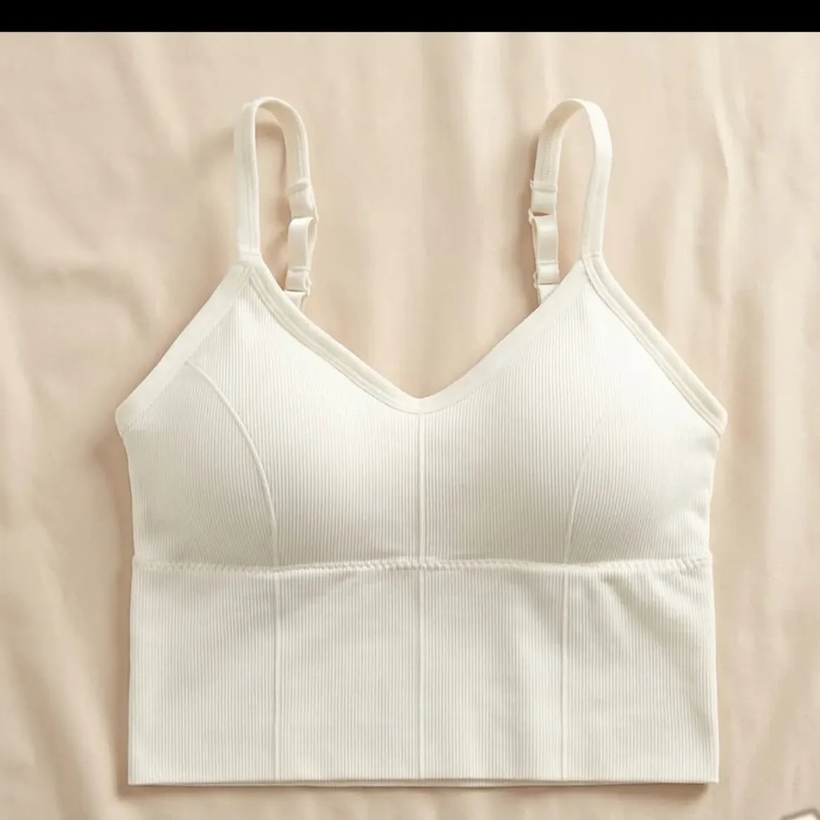 Ribbed Seamless Bras Pack of 3