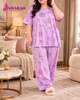 Women's Plus Size Princess Fairytale Print Malai Jersey Nightwear Set