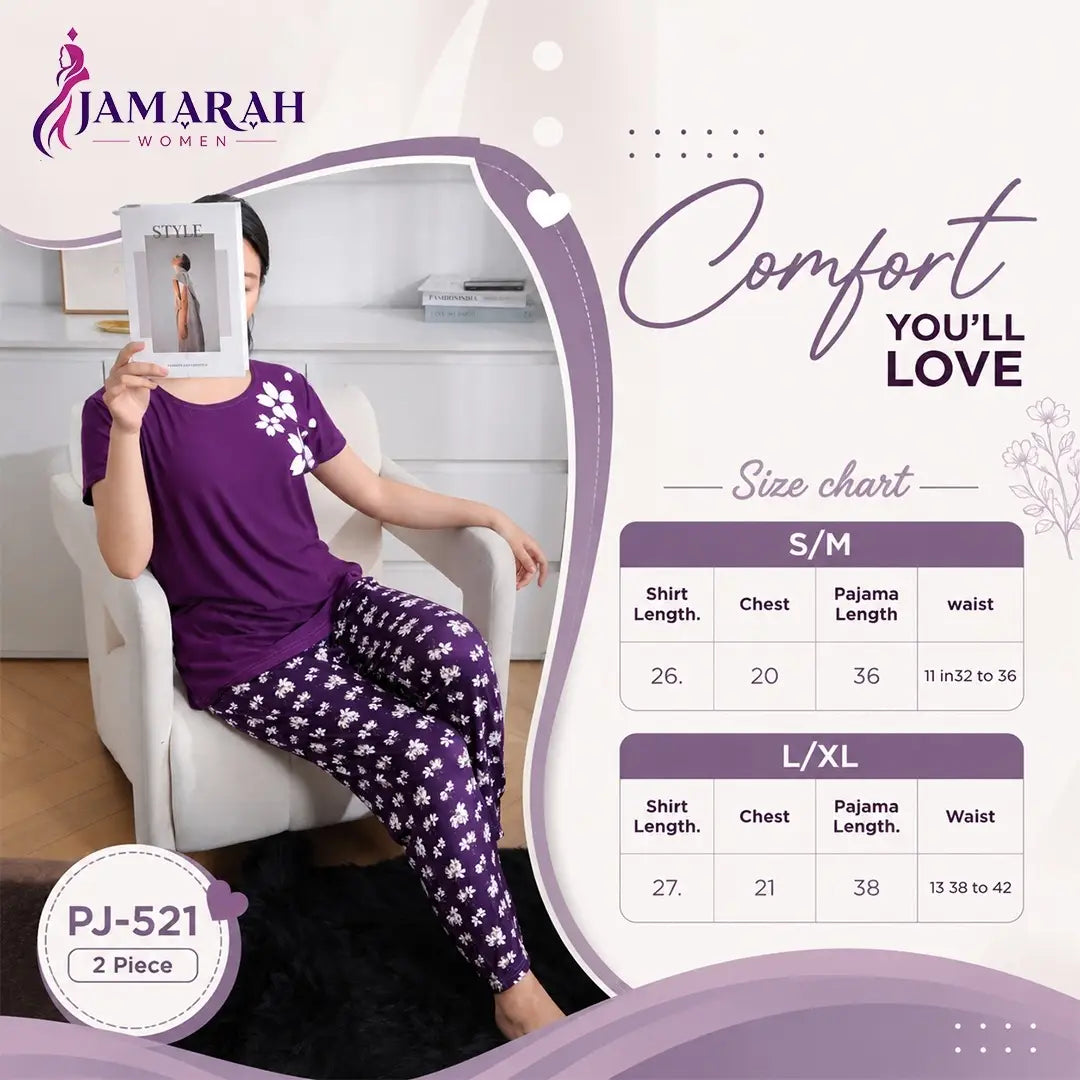 2-Piece Cotton Printed Sleepwear