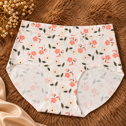 Floral printed ladies’ briefs