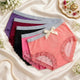 Girls' Cotton Polka Dot Lace Trim Panties Pack of 5
