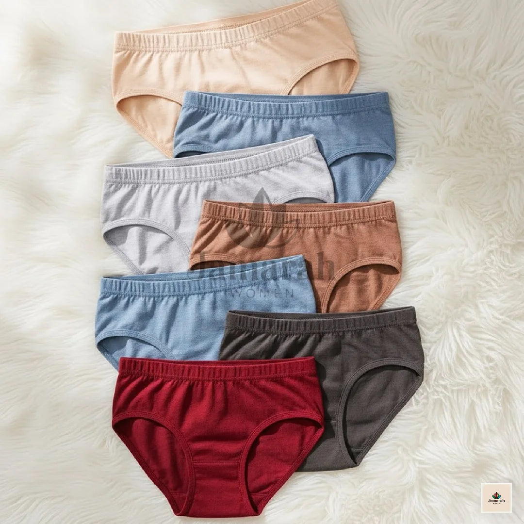 Ladies High Quality  Cotton Basic Panties