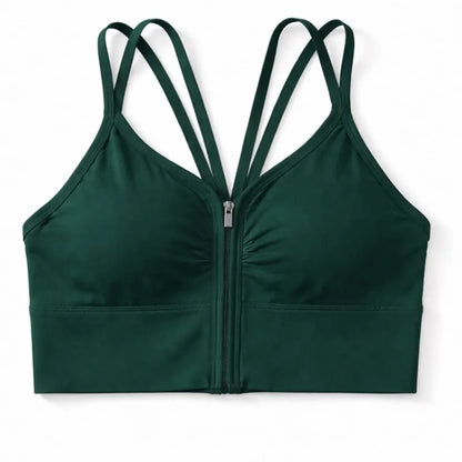 Front Zipper Sports & Casual Bralette