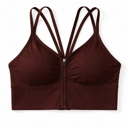 Front Zipper Sports & Casual Bralette