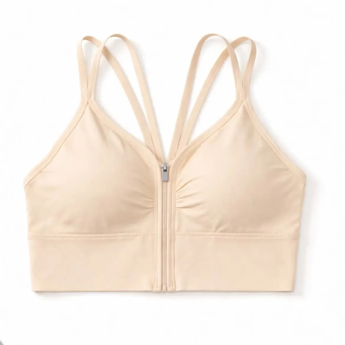 Front Zipper Sports & Casual Bralette