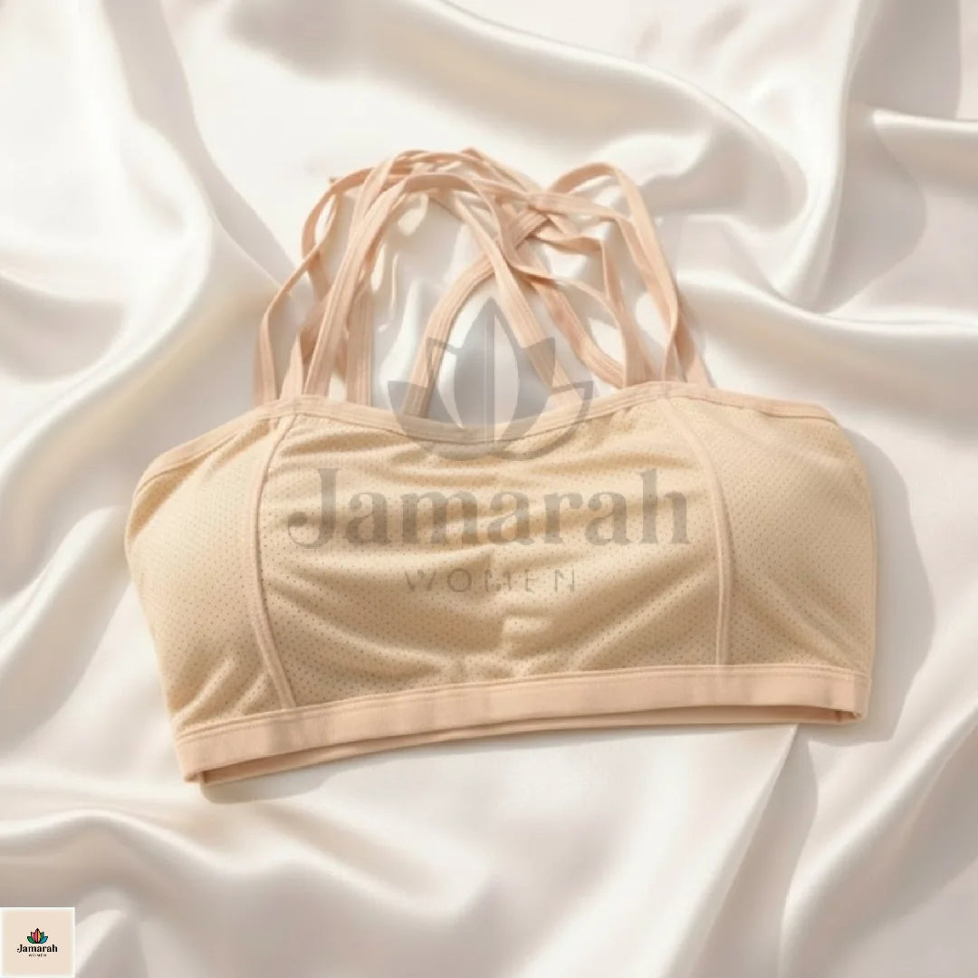 Cross Mesh Design Sports & Casual Bralette