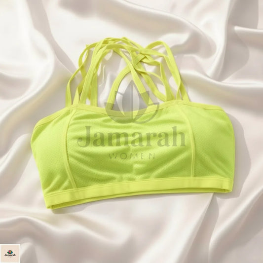 Cross Mesh Design Sports & Casual Bralette