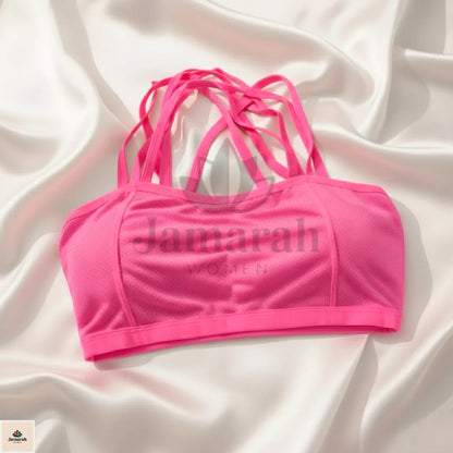 Cross Mesh Design Sports & Casual Bralette