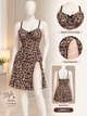 Women's Leopard Print Chemise Nightdress