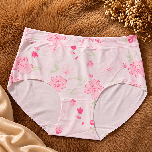 Pack of five ladies’ printed malai jersey panties