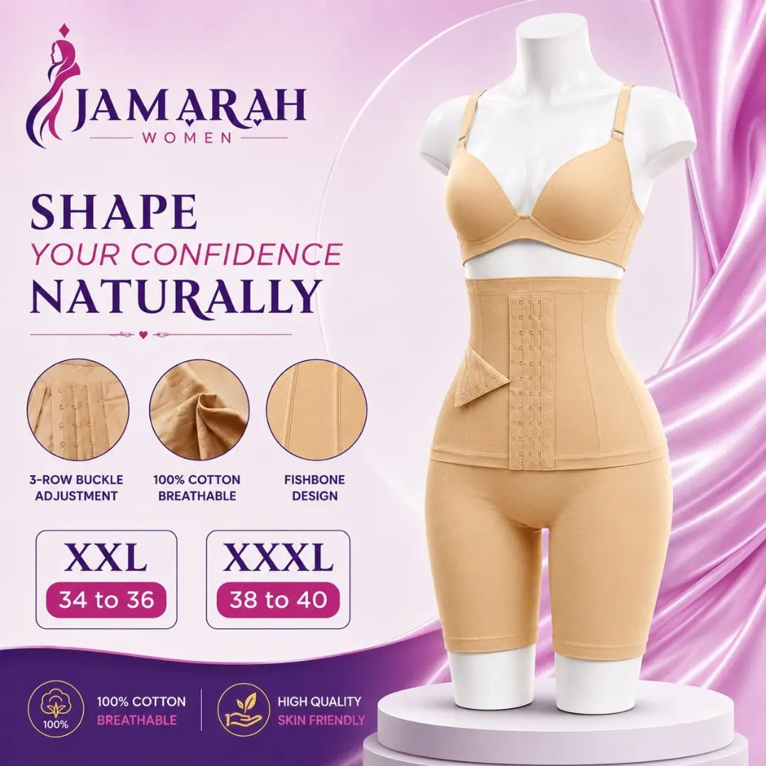 Women's Cotton Body Shaper XXL & XXXL