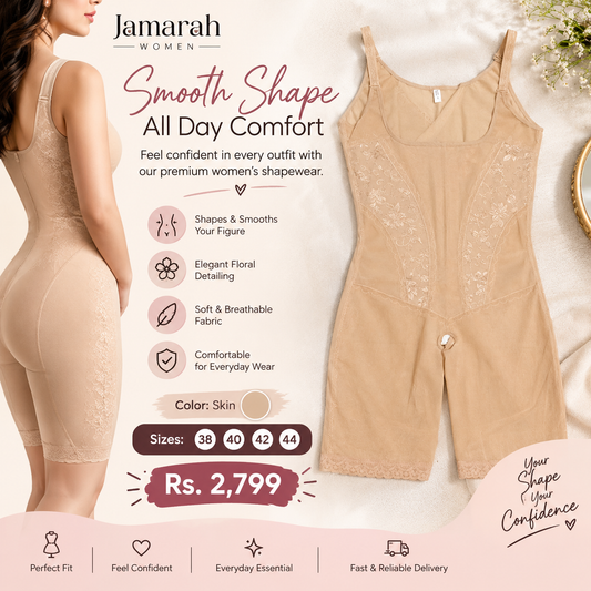 Women's Full Body Floral Lace Shapewear Bodysuit