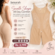 Women's Full Body Floral Lace Shapewear Bodysuit
