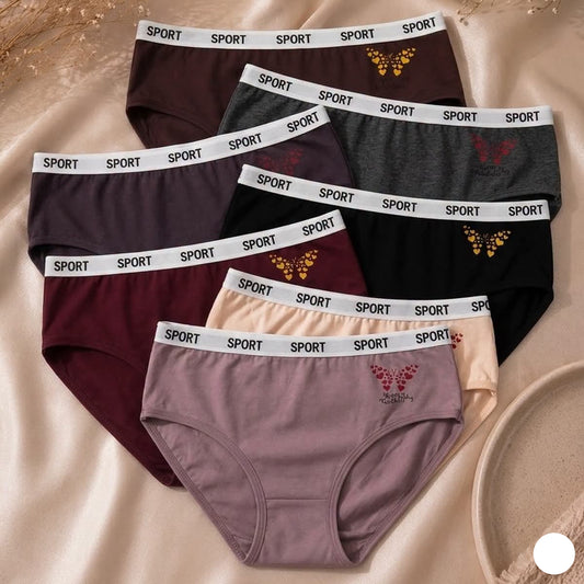 Women's Sport-Elastic Cotton Panties Pack of 5